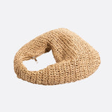 Strå Hobo Taske – Blød og Rummelig Sommertaske i Naturlook