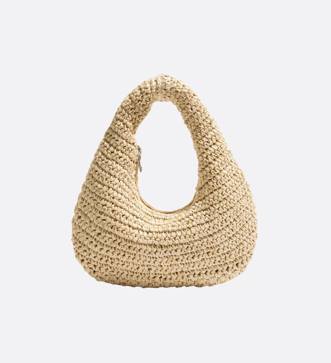 Strå Hobo Taske – Blød og Rummelig Sommertaske i Naturlook