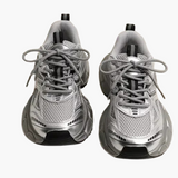 Sporty Sneakers med Mesh og Stødabsorberende Sål