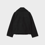 Kort dobbeltradet damefrakke – stilfuld overgangsjakke i tidløst design