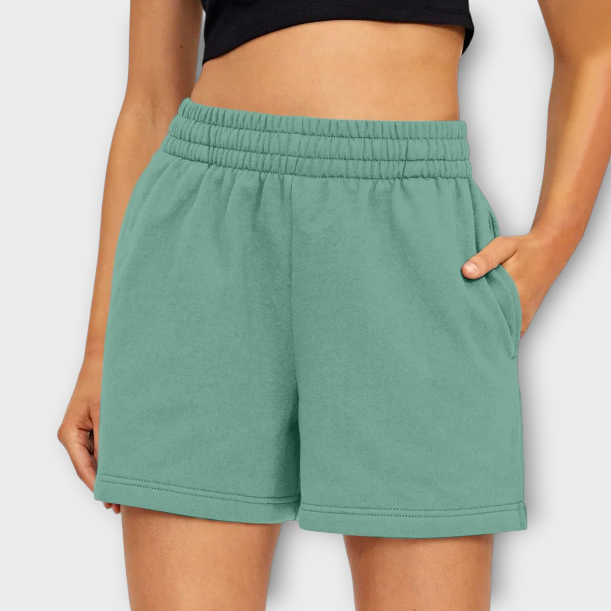 Jersey Shorts med Elastisk Talje – Komfort til Hverdag & Træning