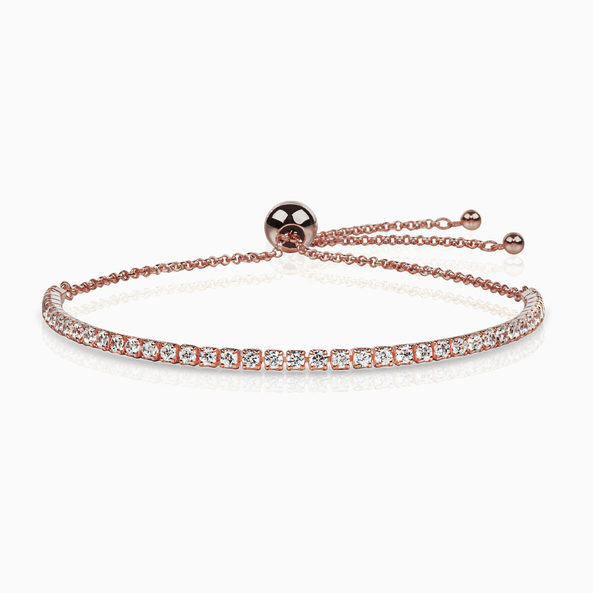 Tennis Slider Armbånd – Skinnende Minimalisme med Justerbar Komfort