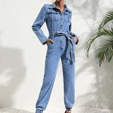 Denim-dragt til Kvinder – Tidløs og Komfortabel i Jeanslook